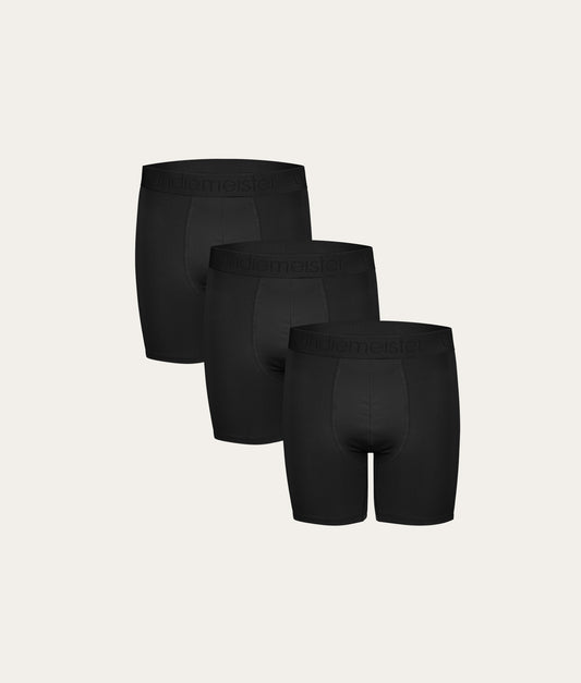 Zwarte Sport Boxershort Volcano Ash (3-pack)