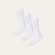 Confezione da 3 Calzini Sportivi Bianchi Chalk White