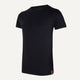 Schwarzes Slim Fit T-Shirt Rundhalsausschnitt Volcano Ash