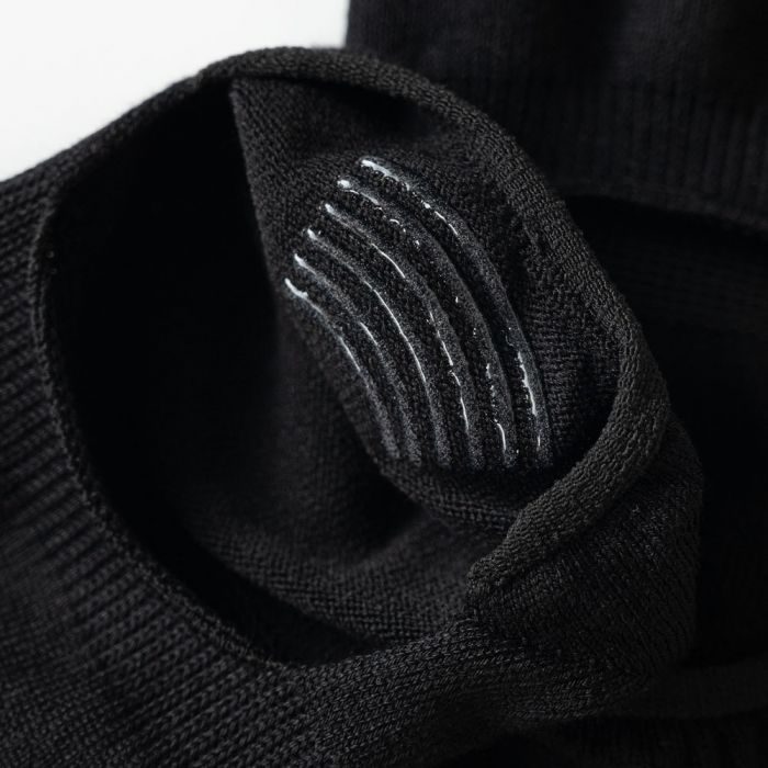 Undiemeister Zwarte Footies 4 - pack Volcano Ash - Undiemeister®