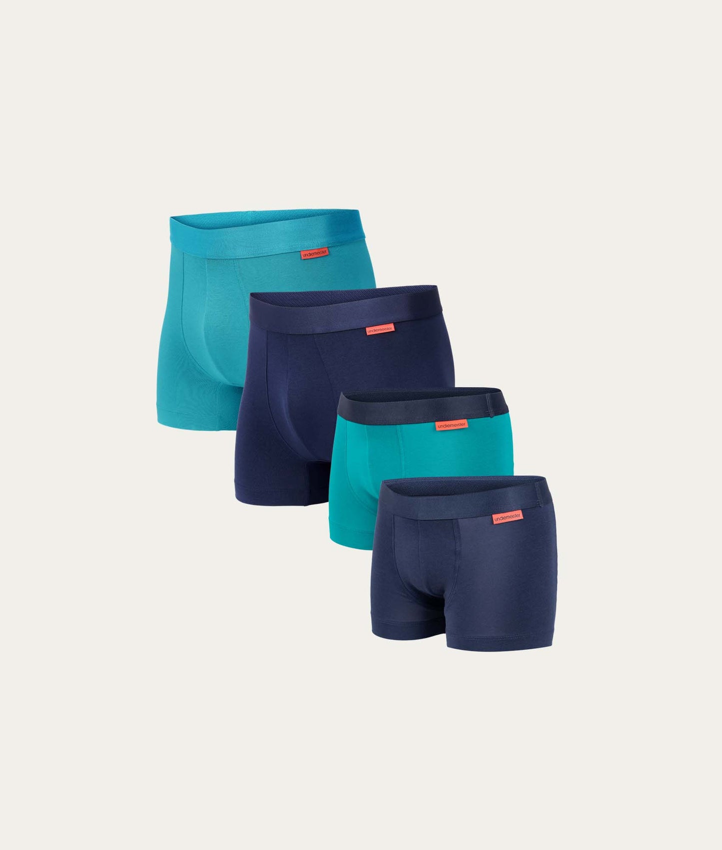 Vader & Zoon Boxershorts Storm Cloud & Aurora Sky (4 - pack) - Undiemeister