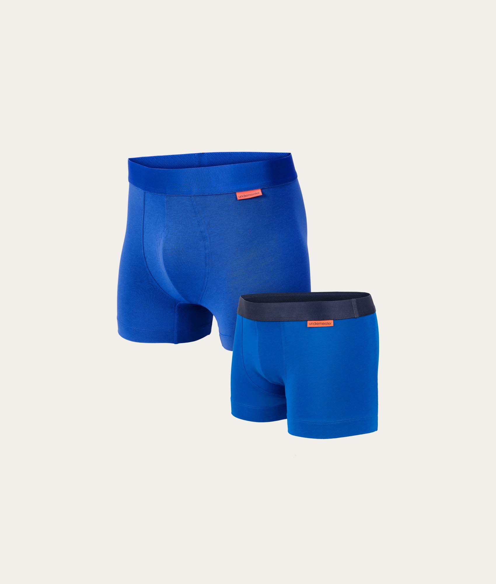 Vader & Zoon Kobaltblauwe Boxershort Arctic Sea (2 - pack) - Undiemeister