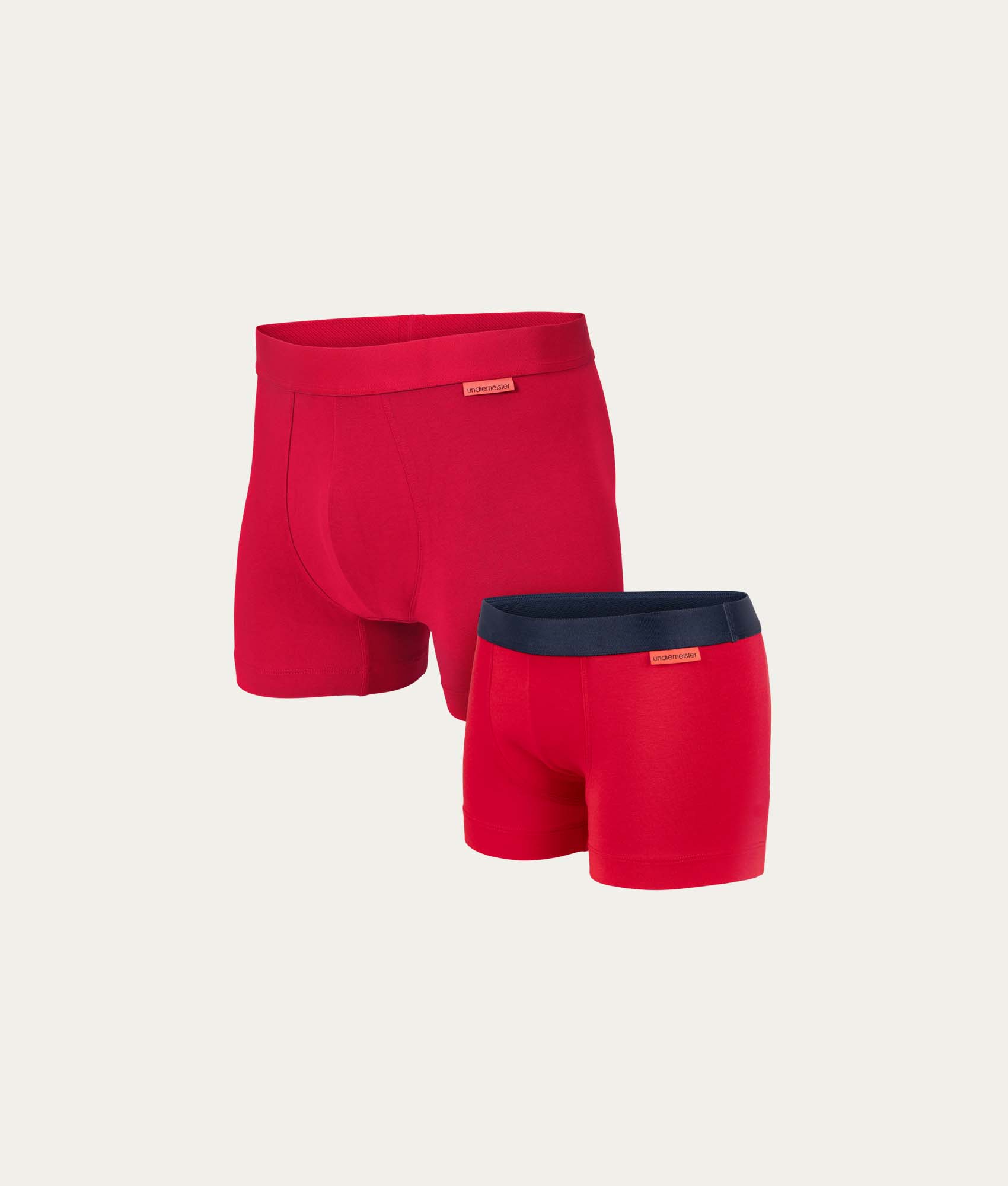 Vader & Zoon Rode Boxershort Bright Sunrise (2 - pack) - Undiemeister