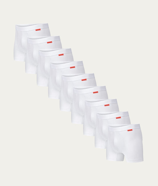Undiemeister Witte Heren Boxershorts 9-pack 