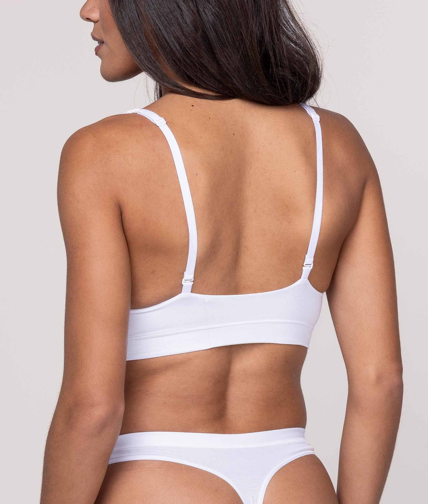 Witte Bralette Chalk White (3 - pack) - Undiemeister