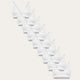 White Bralettes Chalk White 9-pack