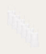 Lot de 6 Caracos Blanc Chalk White