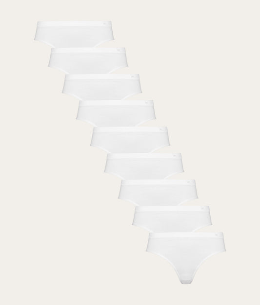 Undiemeister Dames - Witte Slip 9-pack