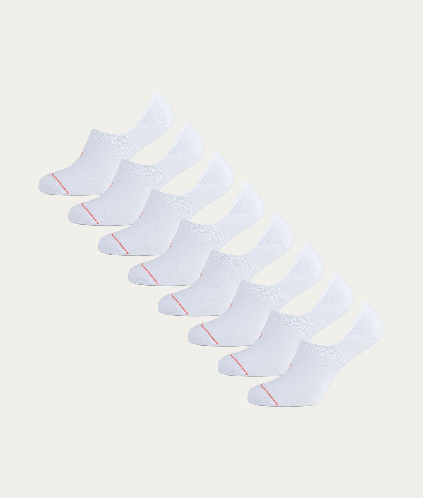 Witte Footies Chalk White (8 - pack) - Undiemeister