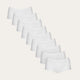White Hipsters Chalk White 9-pack