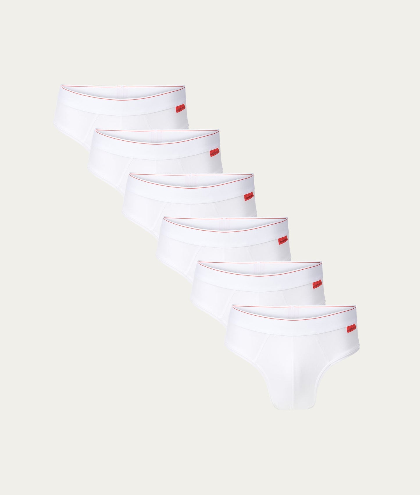 Witte Slip Chalk White (6 - pack) - Undiemeister