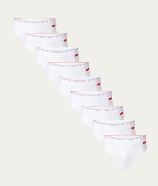 Undiemeister Witte Heren Slips 9-pack 