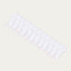Weiße Sneaker-socken Chalk White 12er-Pack