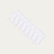Weiße Sneaker-socken Chalk White 8er-Pack