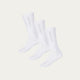 White Sports Socks Chalk White 3-pack