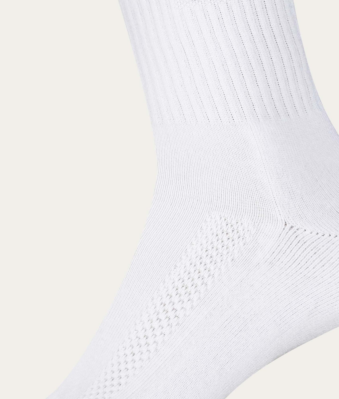 Witte Sportsokken Chalk White (9 - pack) - Undiemeister