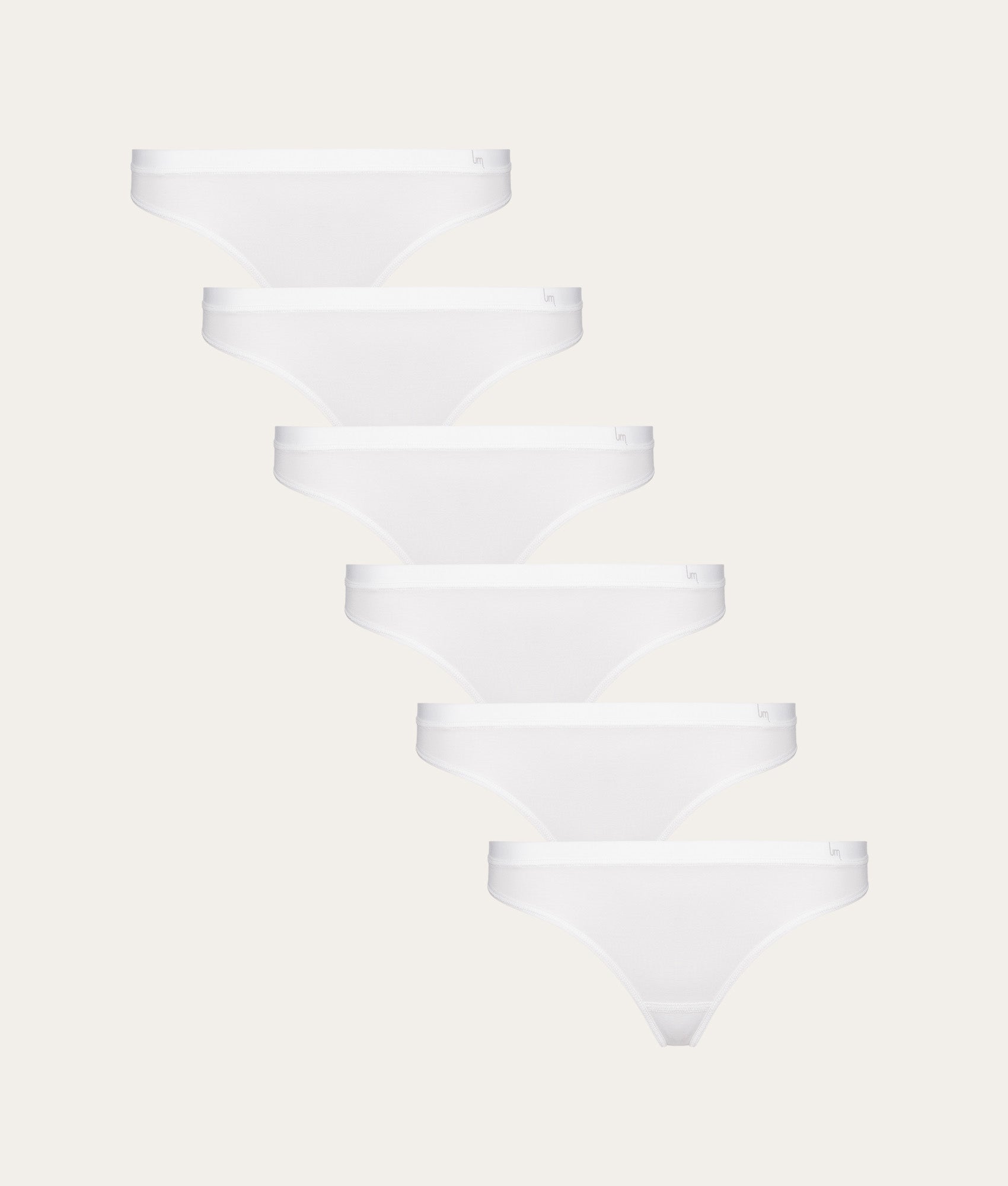 Witte String Chalk White (6 - pack) - Undiemeister