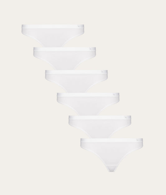 Witte String Chalk White (6 - pack) - Undiemeister