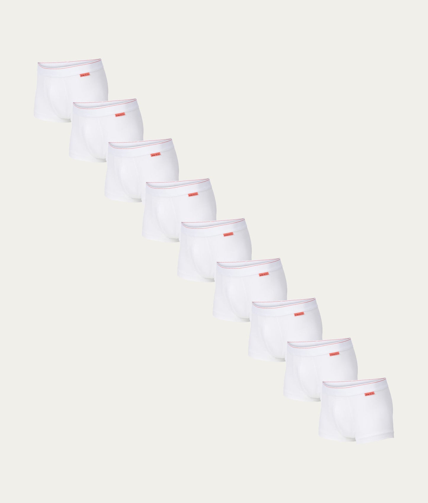 Undiemeister Witte Trunks 9-pack 