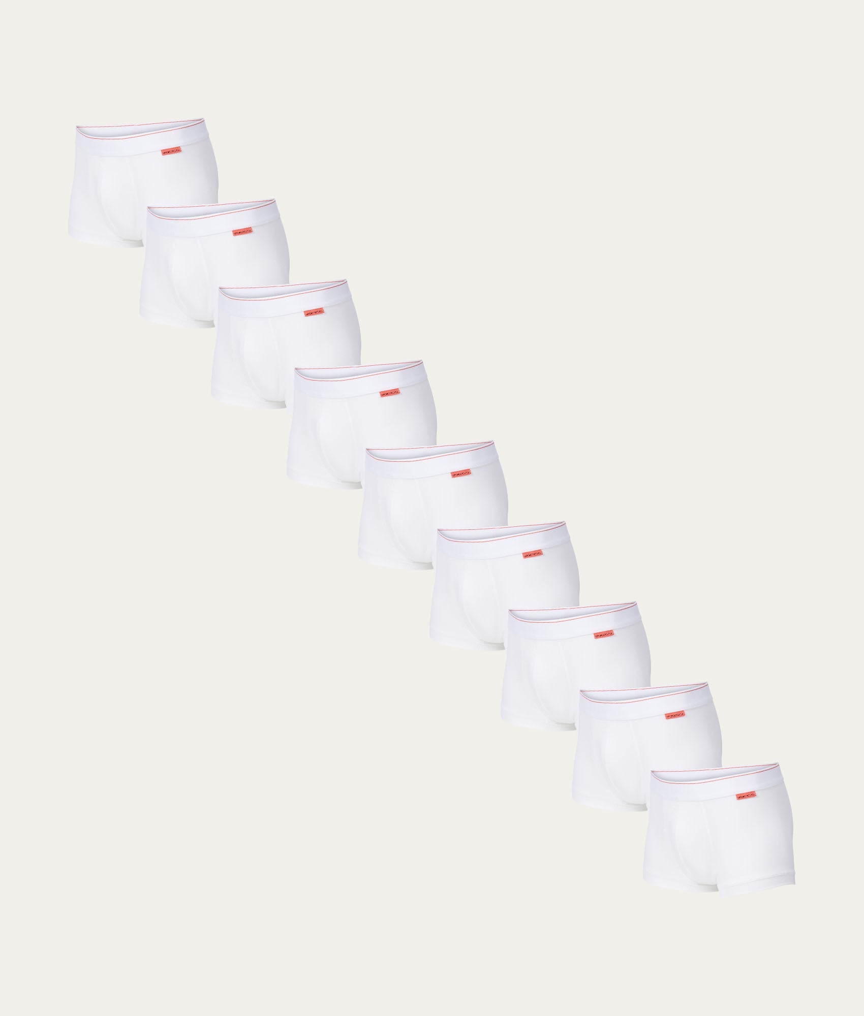 Undiemeister Witte Trunks 9-pack 
