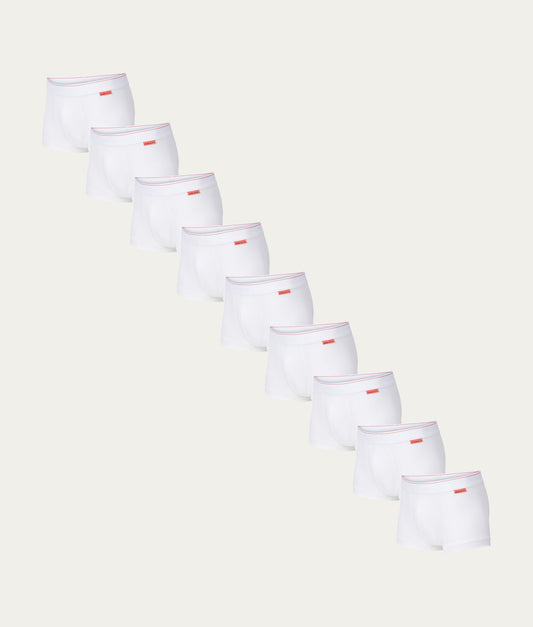 Undiemeister Witte Trunks 9-pack 