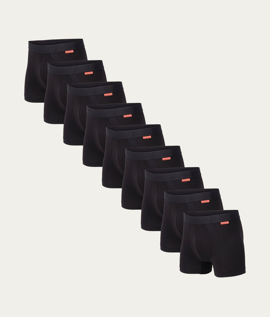 Undiemeister Zwarte Heren Boxershorts 9-pack 