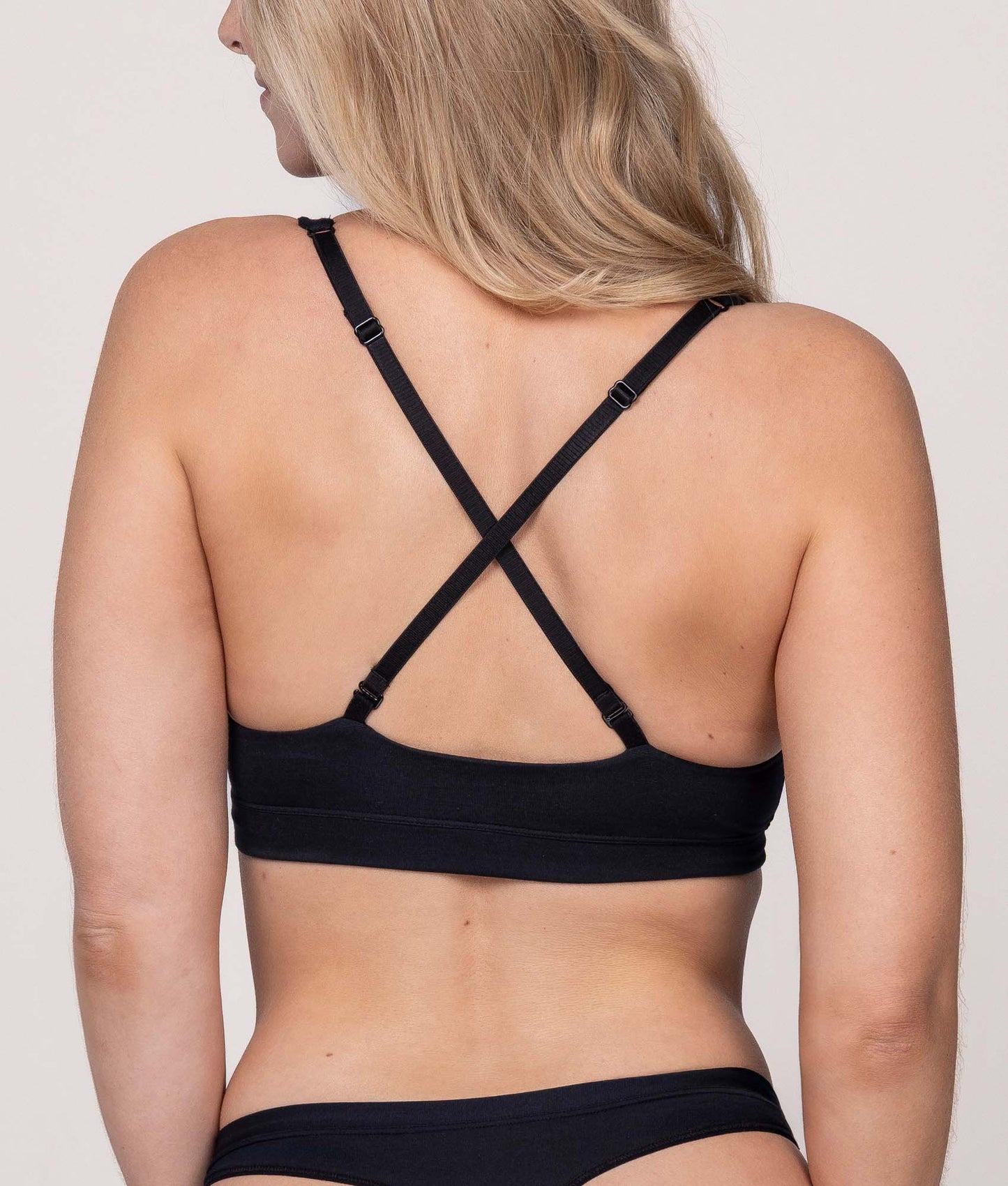 Zwarte Bralette Volcano Ash - Undiemeister
