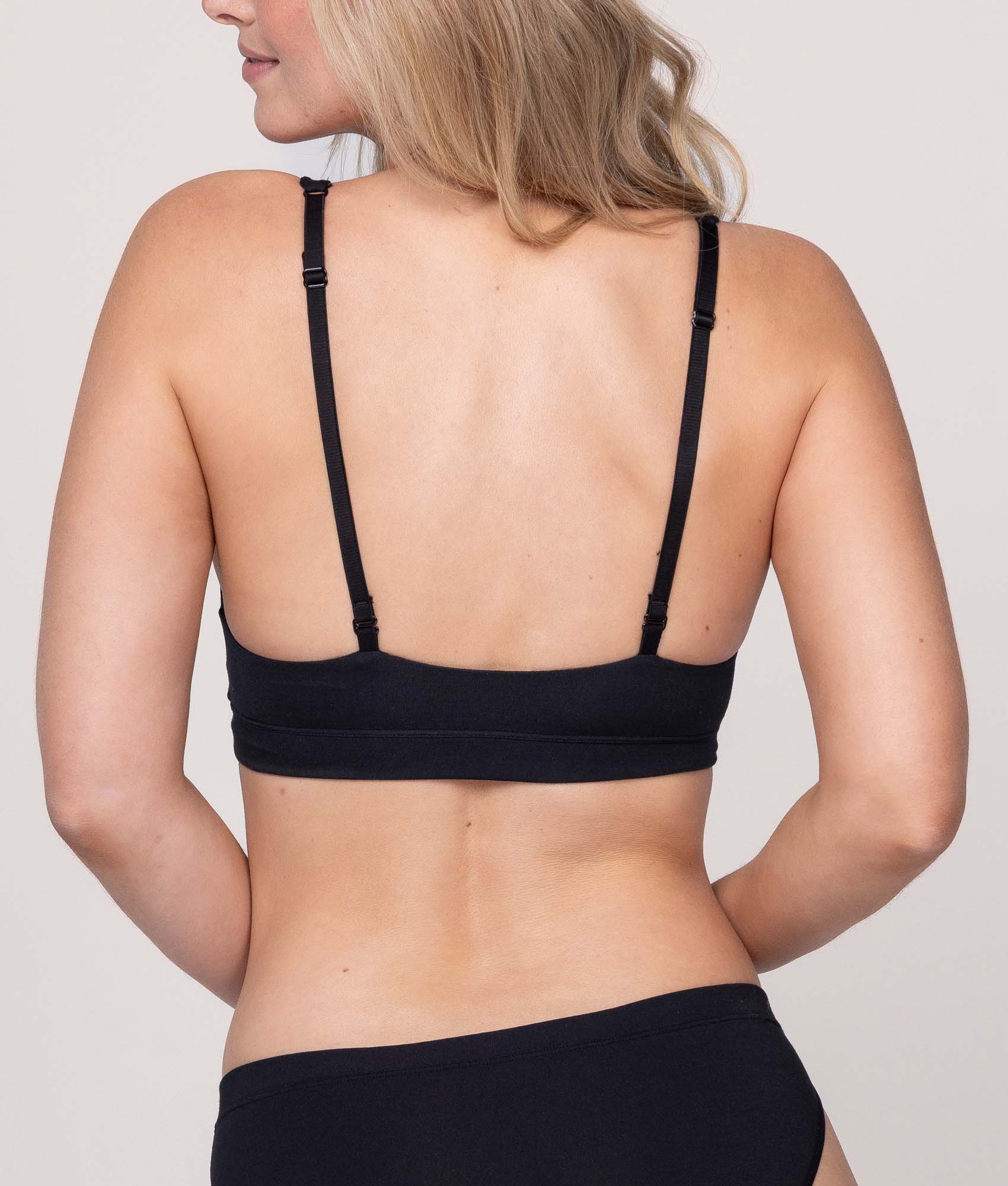 Zwarte Bralette Volcano Ash - Undiemeister