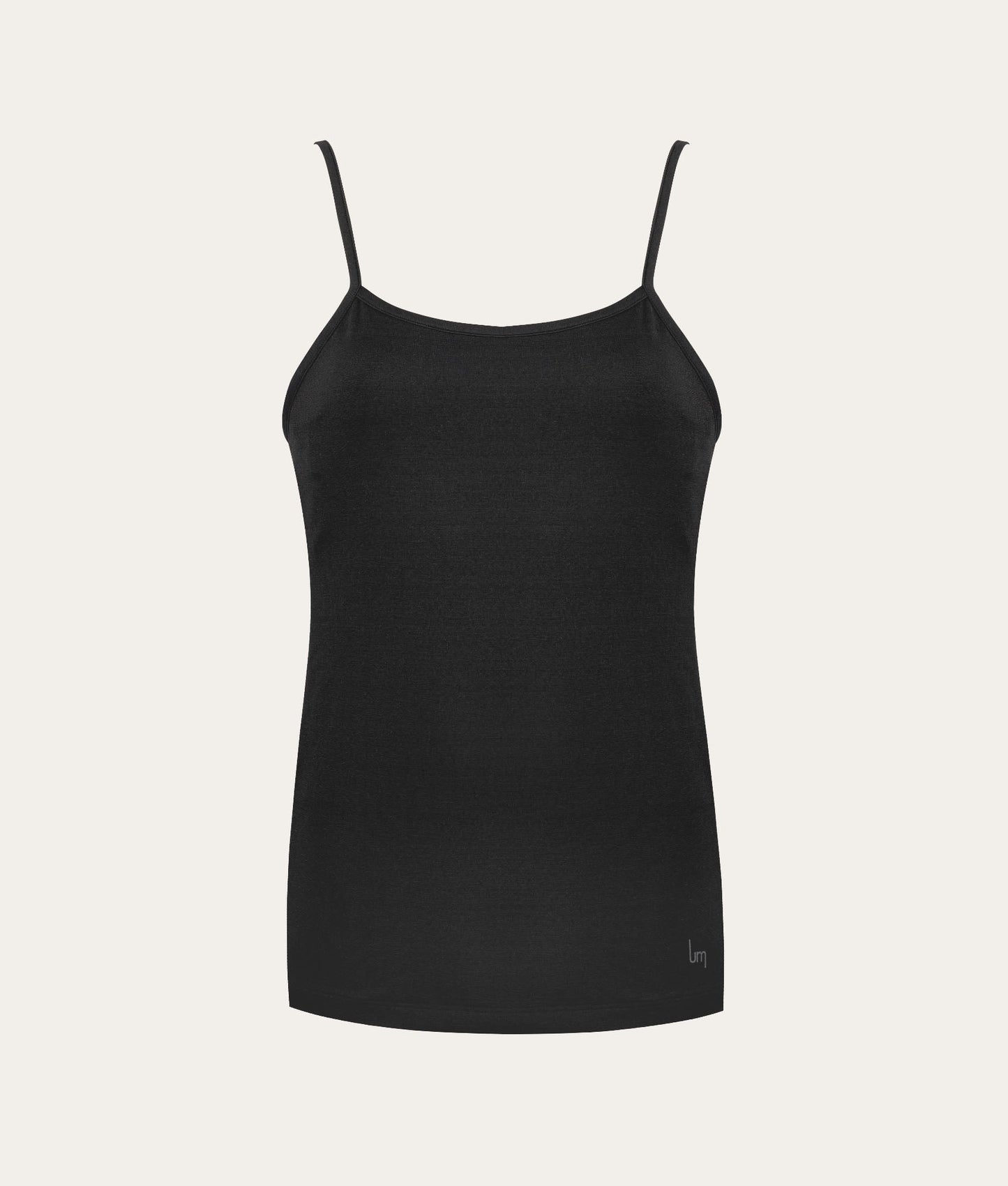 Zwarte Camisole Volcano Ash (3 - pack) - Undiemeister