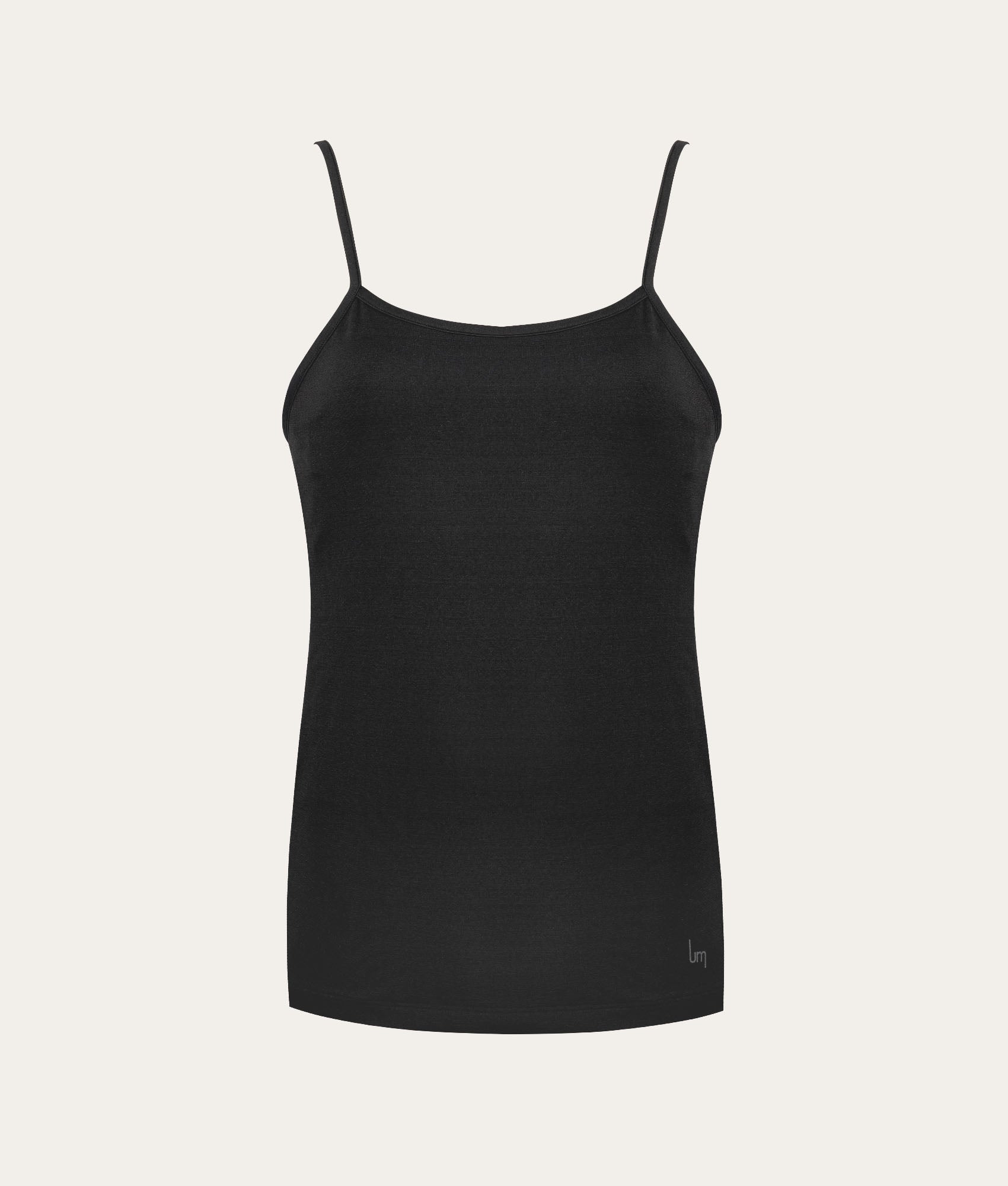 Zwarte Camisole Volcano Ash (3 - pack) - Undiemeister