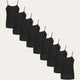 Black Camisoles Volcano Ash 9-pack