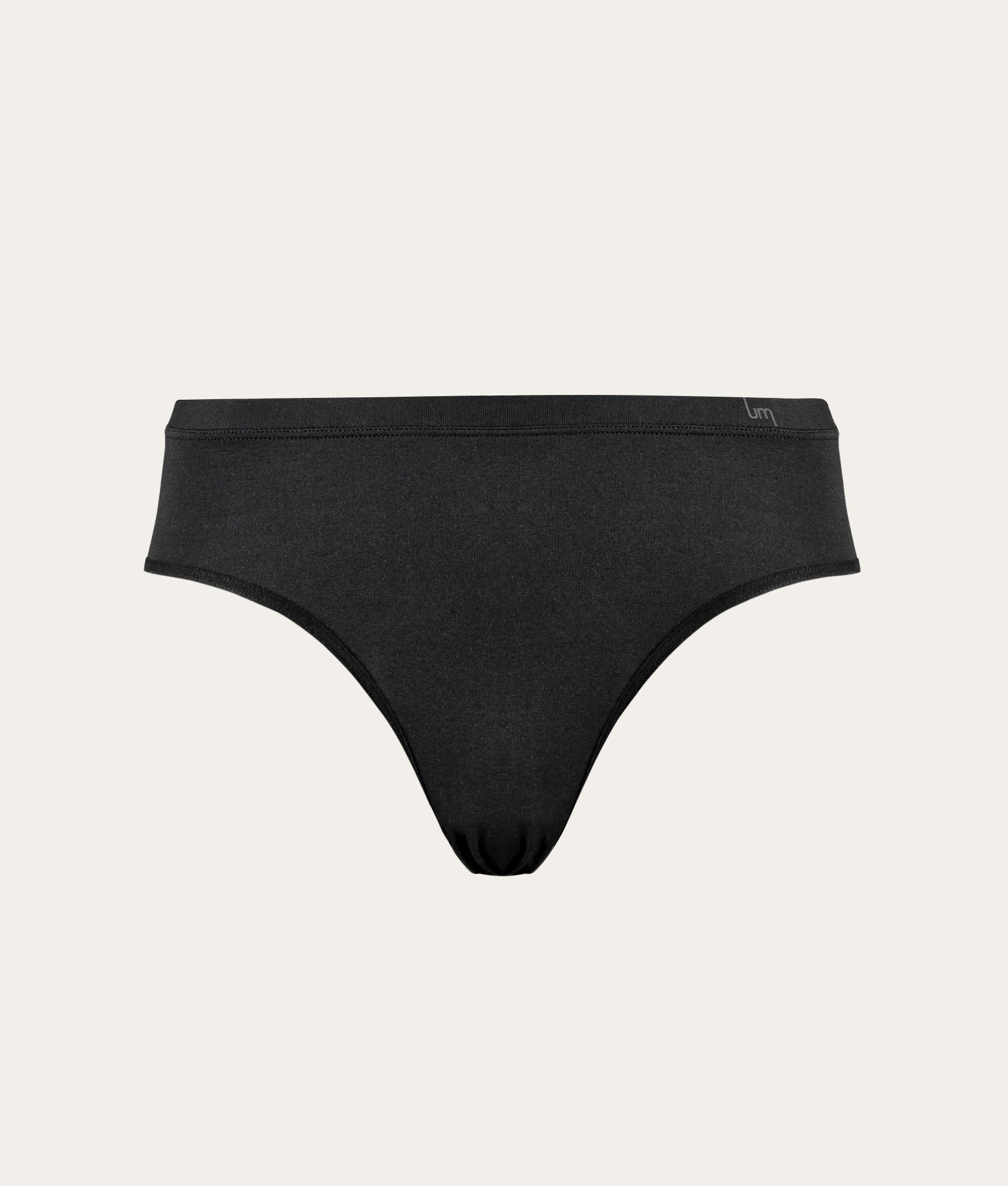 Zwarte Dames Slip Volcano Ash (3 - pack) - Undiemeister