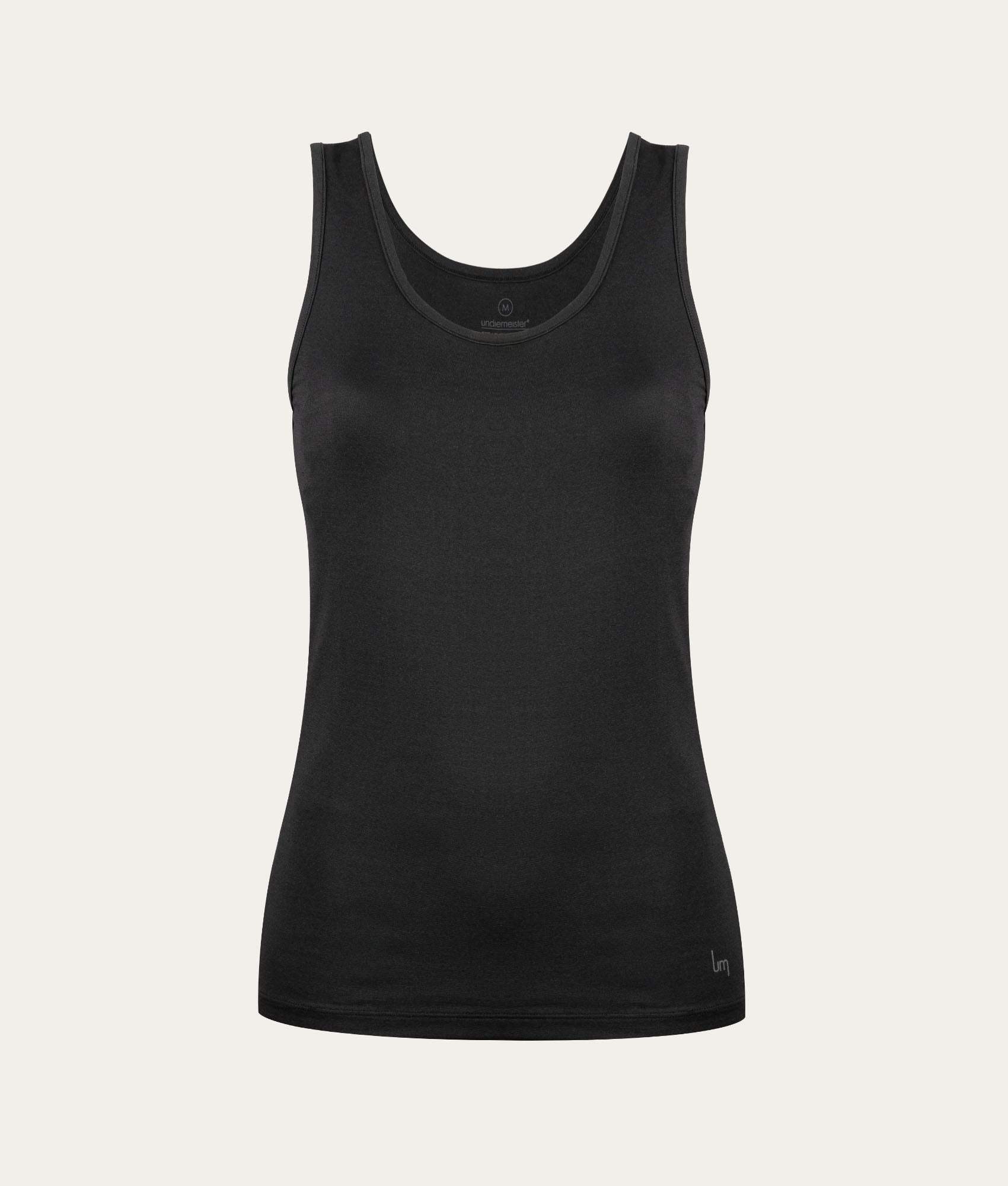 Zwarte Dames Tanktop Volcano Ash (6 - pack) - Undiemeister