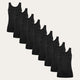 Black Women's Tank Tops Volcano Ash 9-pack