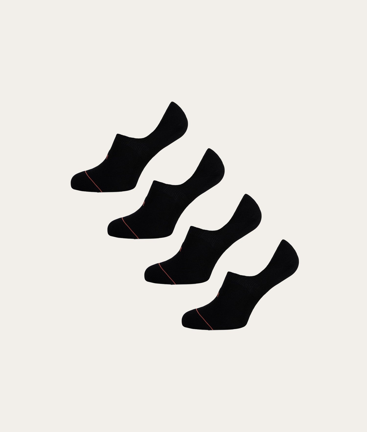 undiemeister footies zwart volcano ash 4 pack