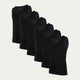 Schwarzes Slim Fit Tanktop Volcano Ash 6er-Pack