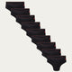 Zwarte Slips Volcano Ash (9-pack)