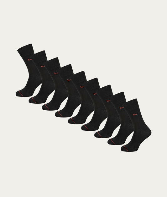 Zwarte Sokken Volcano Ash (9 - pack) - Undiemeister