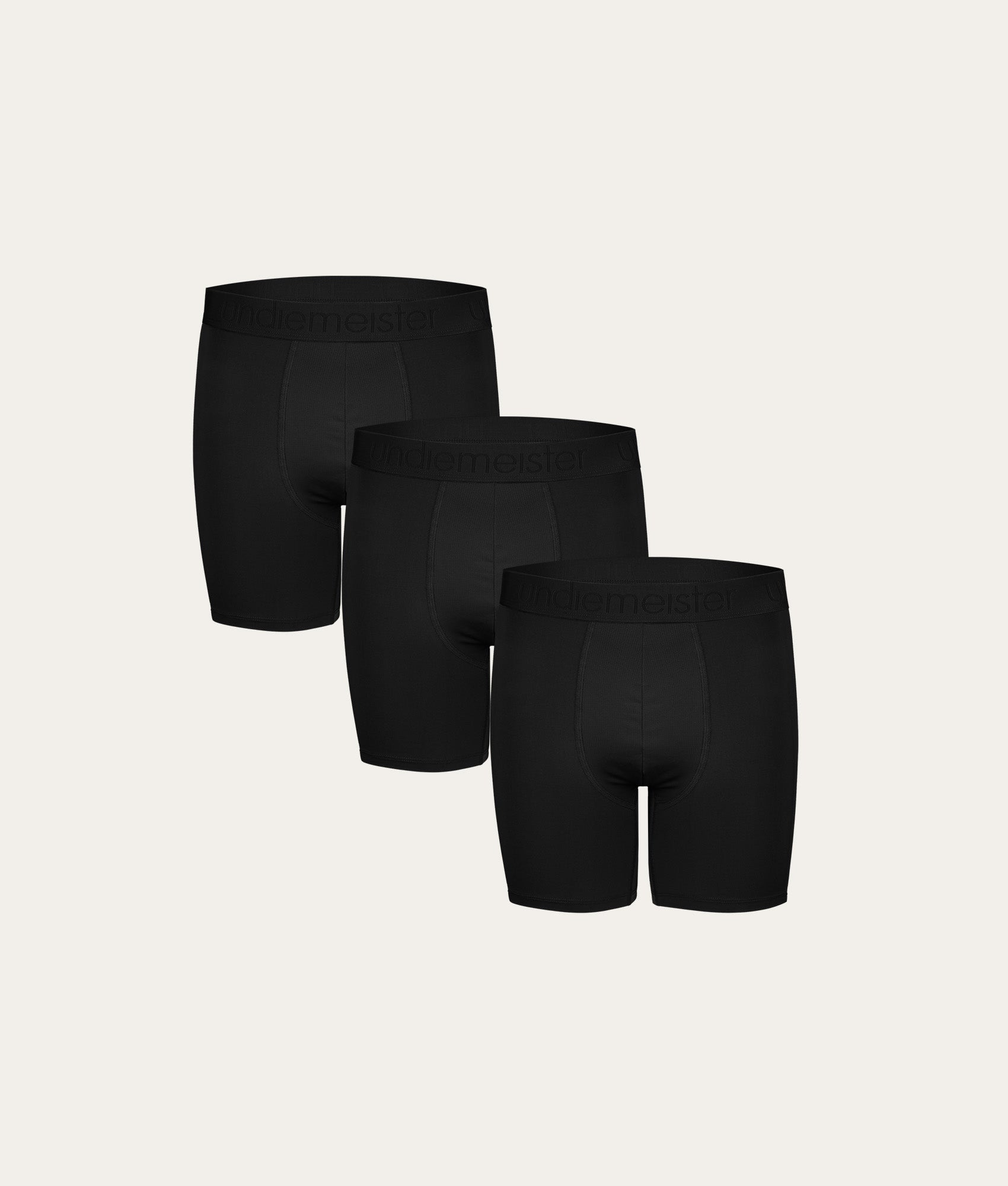 Zwarte Sport Boxershort Volcano Ash (3 - pack) - Undiemeister