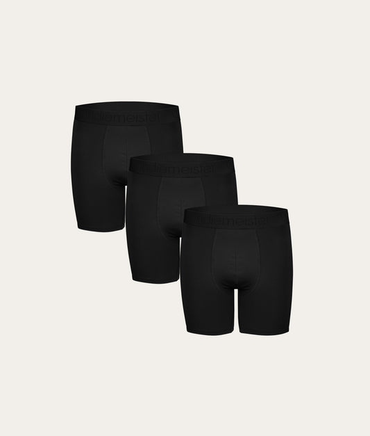 Zwarte Sport Boxershort Volcano Ash (3 - pack) - Undiemeister