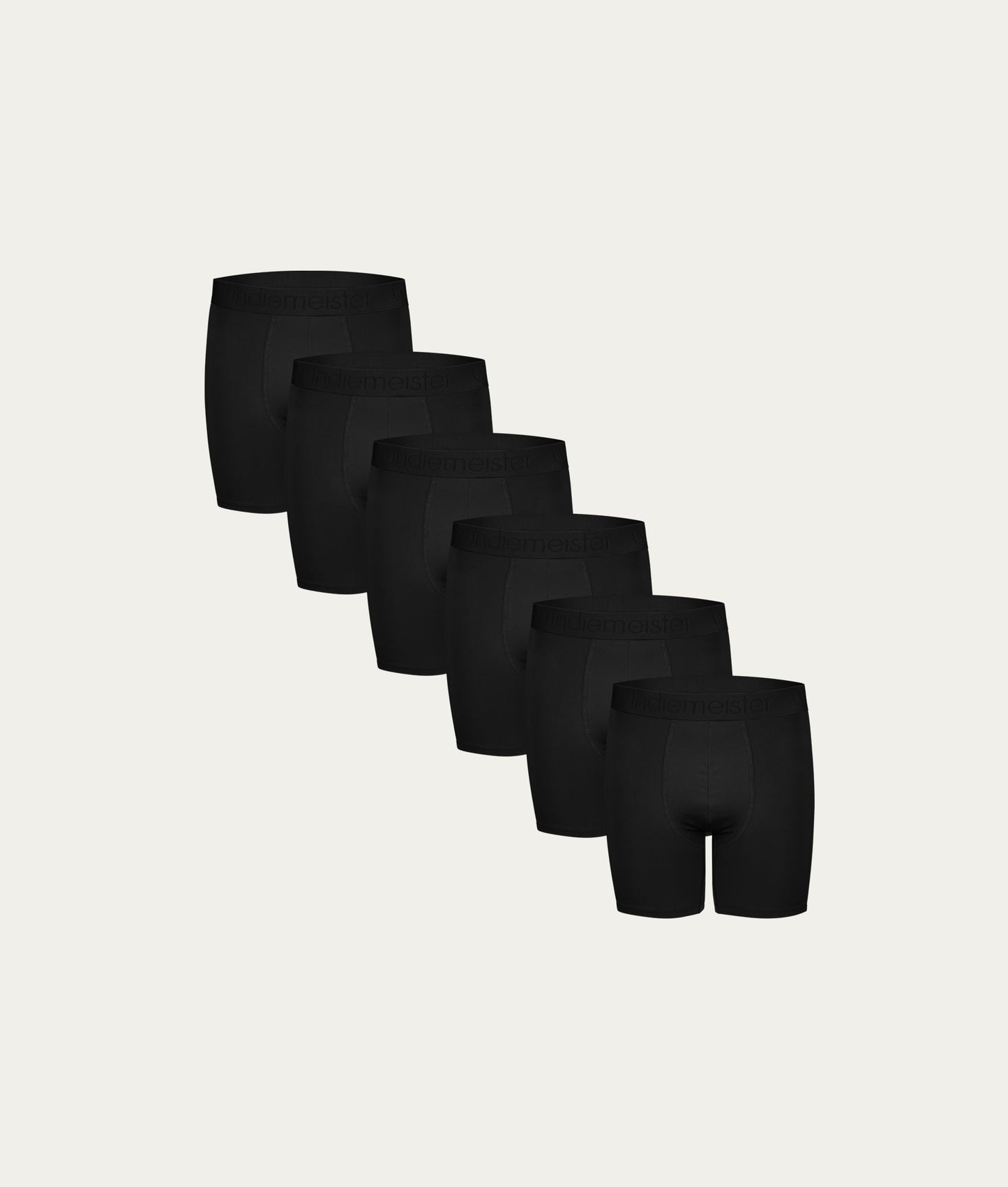 Zwarte Sport Boxershort Volcano Ash (6 - pack) - Undiemeister