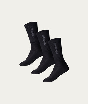 Zwarte Sportsokken Volcano Ash (3 - pack) - Undiemeister