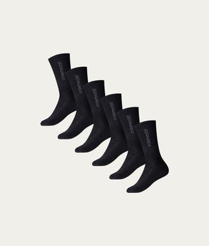 Zwarte Sportsokken Volcano Ash (6 - pack) - Undiemeister
