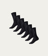 6-pack Svarta Sportstrumpor Volcano Ash