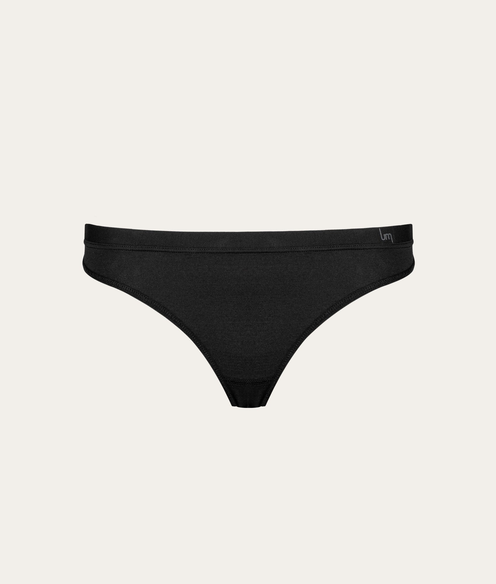 Zwarte String Volcano Ash (3 - pack) - Undiemeister