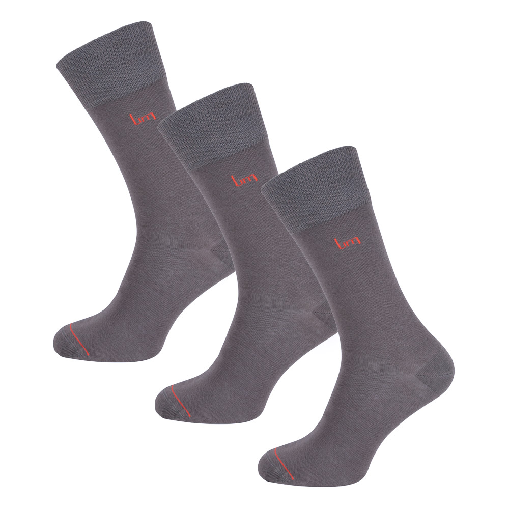 Grey Socks 3-pack