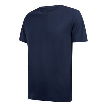 Undiemeister® Blå Casual T-shirt Rund Hals Storm Cloud