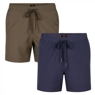 Undiemeister® Swim Trunks 2-pack - Blue & Olive Green