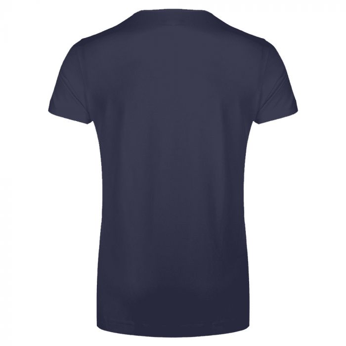 Blue T-shirt Round neck back