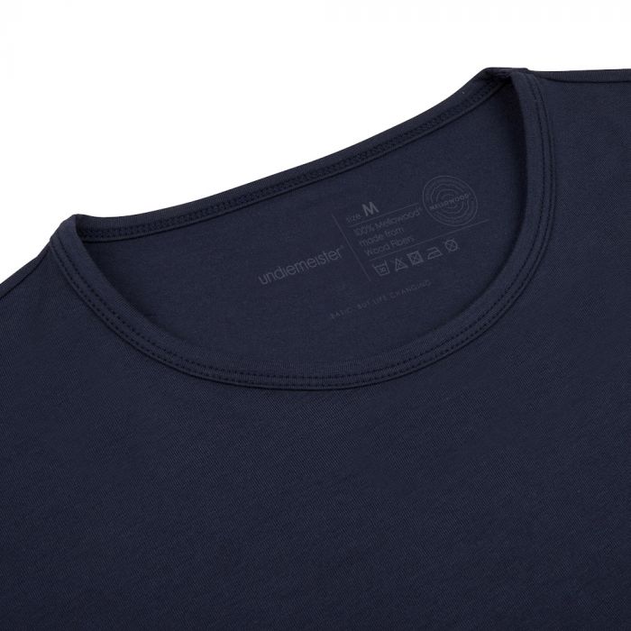 Blue T-shirt Round neck 